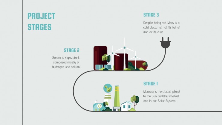 Solar Power Project Proposal presentation template 