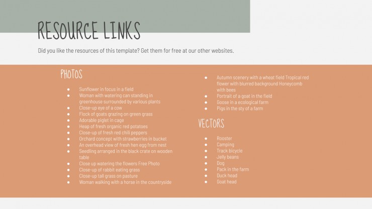 Farming Company presentation template