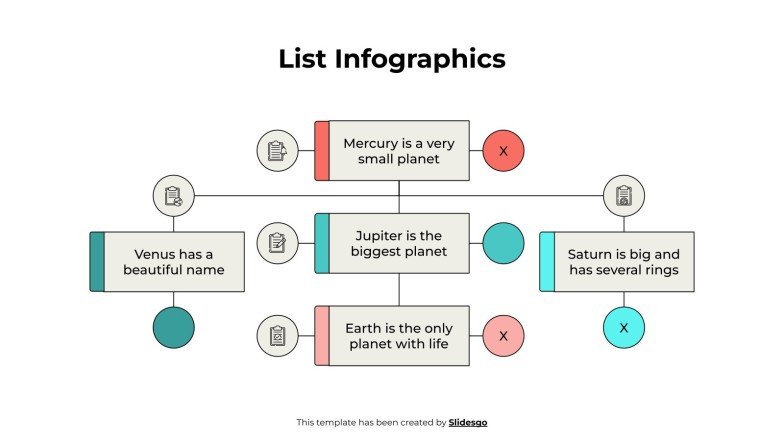 List Infographics Template