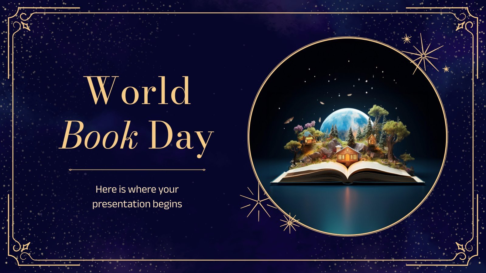 World Book Day presentation template 