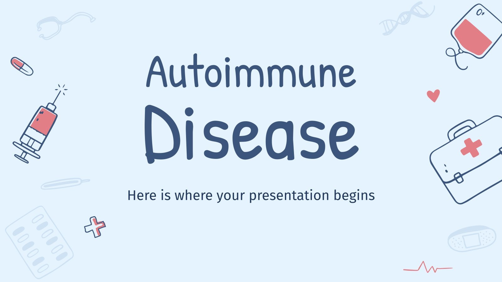 Autoimmunerkrankung Präsentationsvorlage