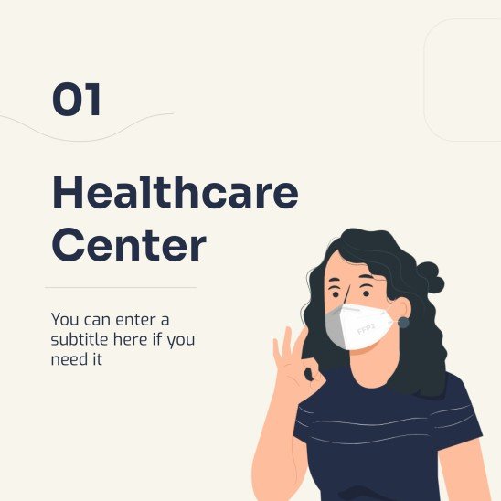 Modelo de apresentação Centro médico com animações