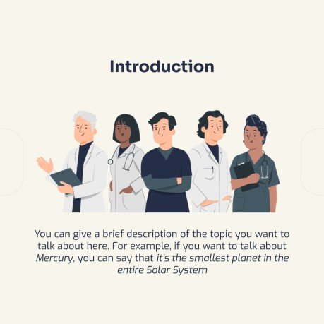 Modelo de apresentação Centro médico com animações