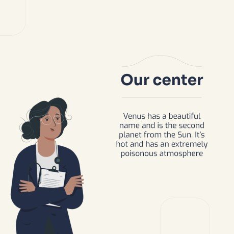 Modelo de apresentação Centro médico com animações