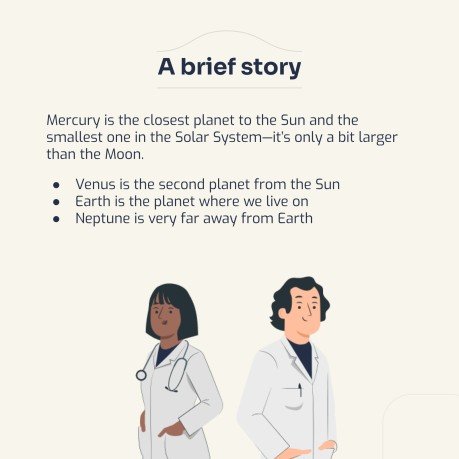 Modelo de apresentação Centro médico com animações