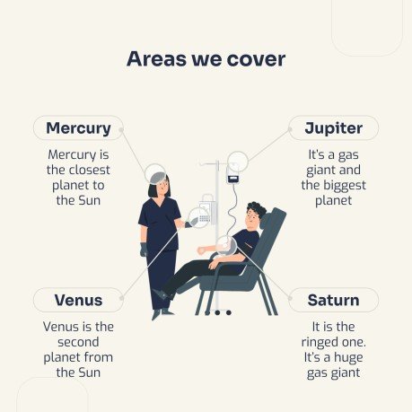 Modelo de apresentação Centro médico com animações