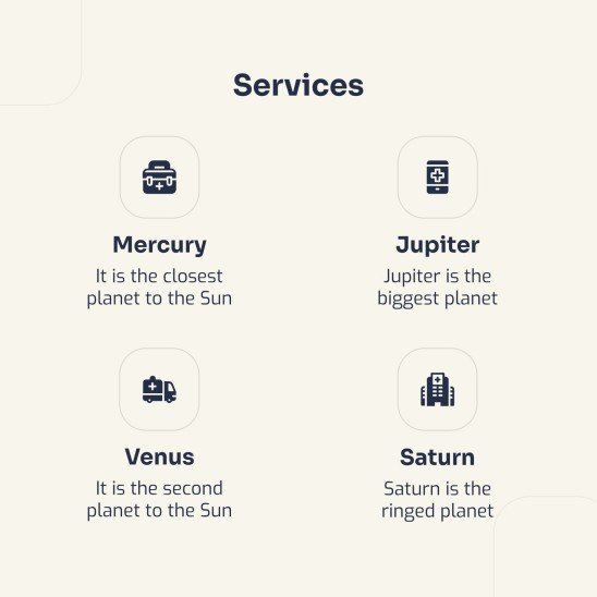 Modelo de apresentação Centro médico com animações