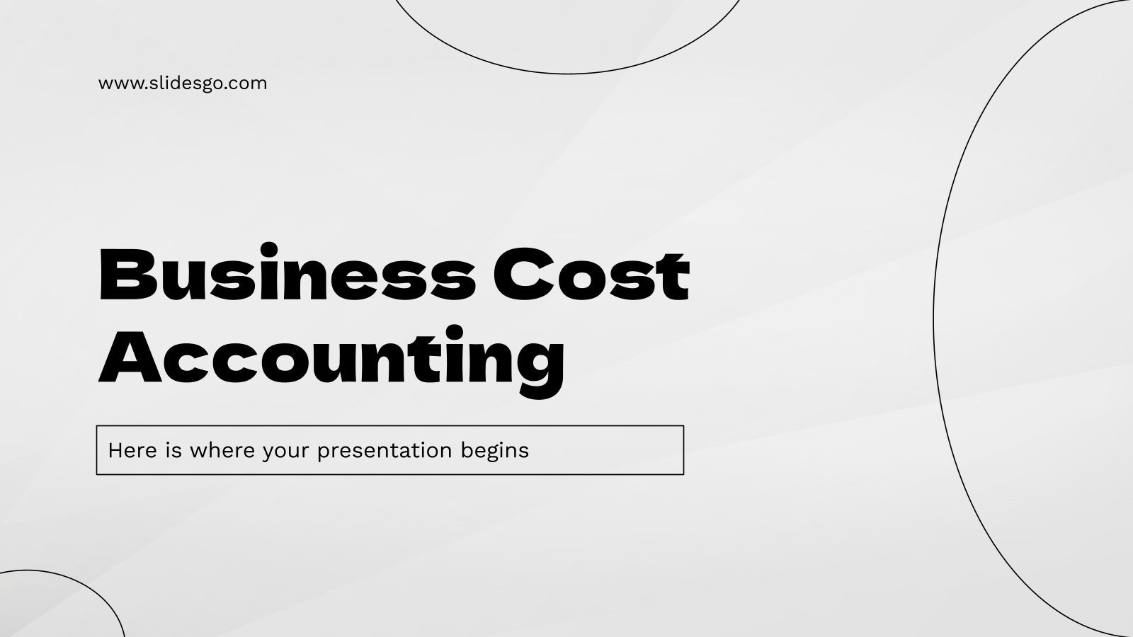 Business Cost Accounting Presentation