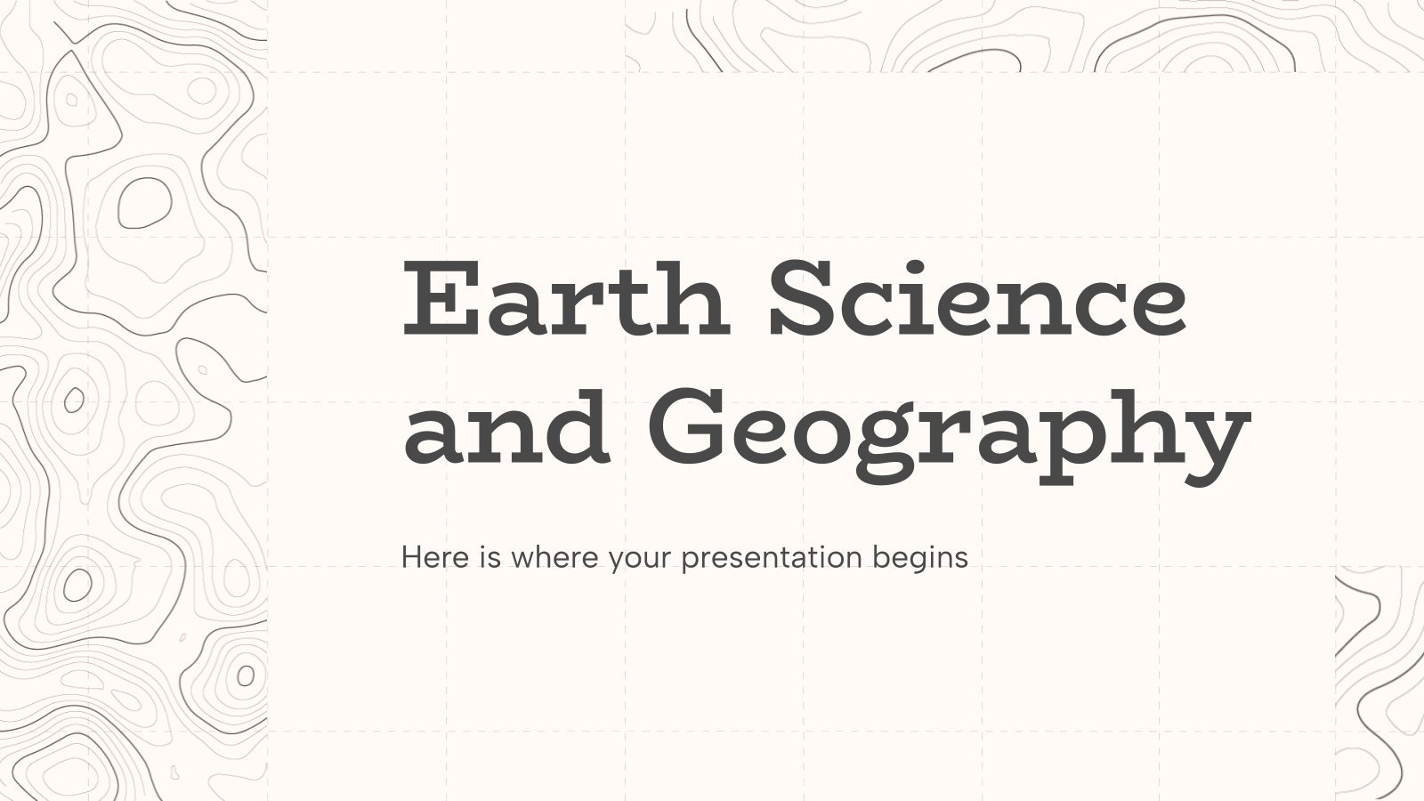 Plantilla de presentación Ciencias de la Tierra y Geografía