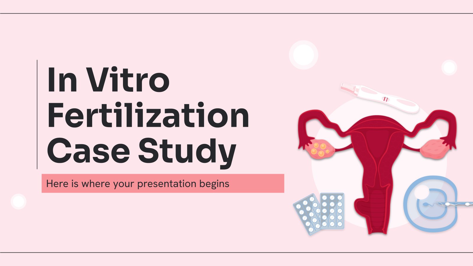 In Vitro Fertilization Case Study presentation template 