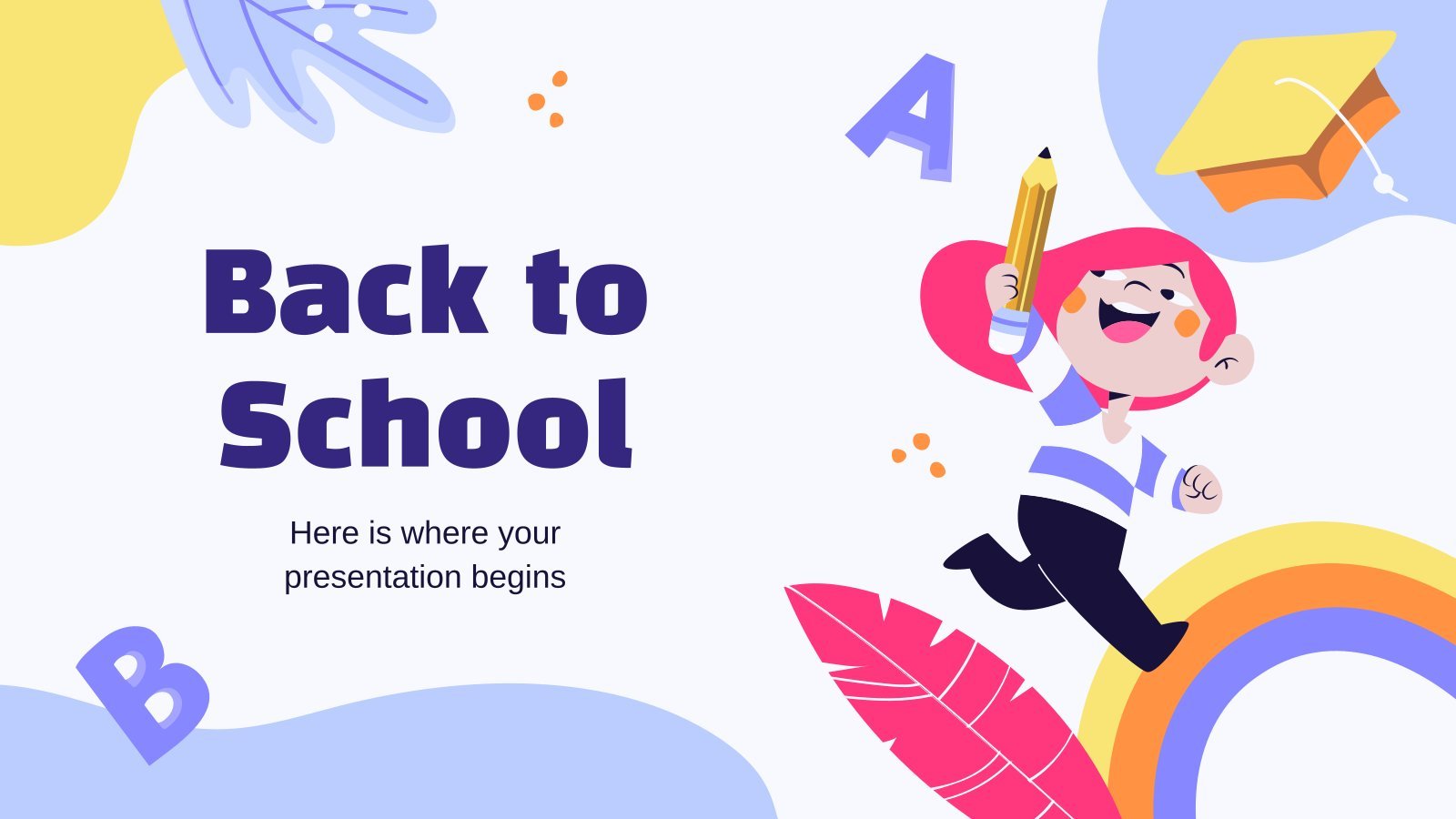 Back to School presentation template 