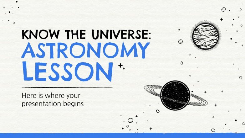 Know The Universe: Astronomy Lesson | Google Slides & PPT