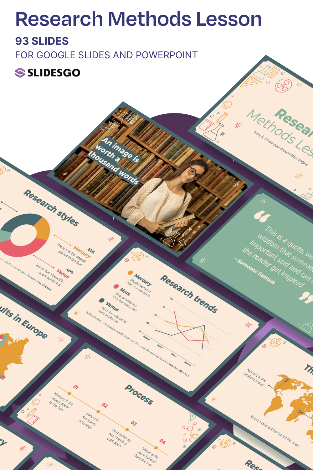 Research Methods Lesson Google Slides & PowerPoint template