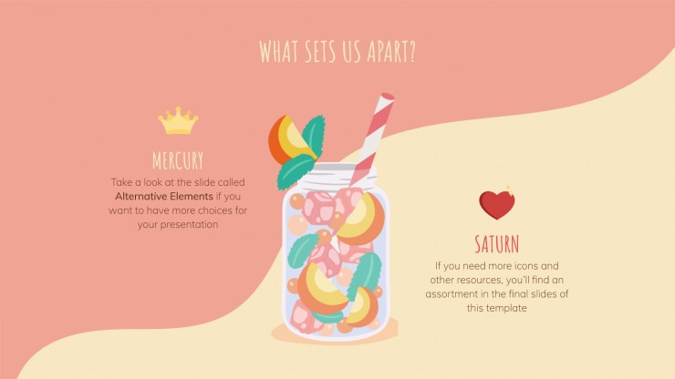Campagne marketing avec des fruits : Modèles de présentation