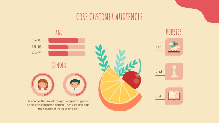 Campagne marketing avec des fruits : Modèles de présentation