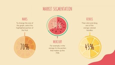 Campagne marketing avec des fruits : Modèles de présentation