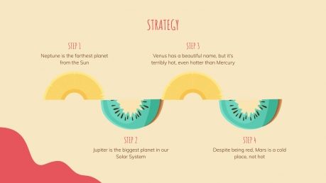Campagne marketing avec des fruits : Modèles de présentation
