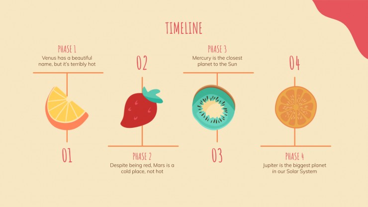 Campagne marketing avec des fruits : Modèles de présentation