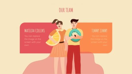 Campagne marketing avec des fruits : Modèles de présentation