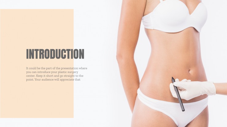 Plastic Surgery Center presentation template
