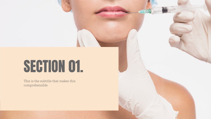 Plastic Surgery Center presentation template