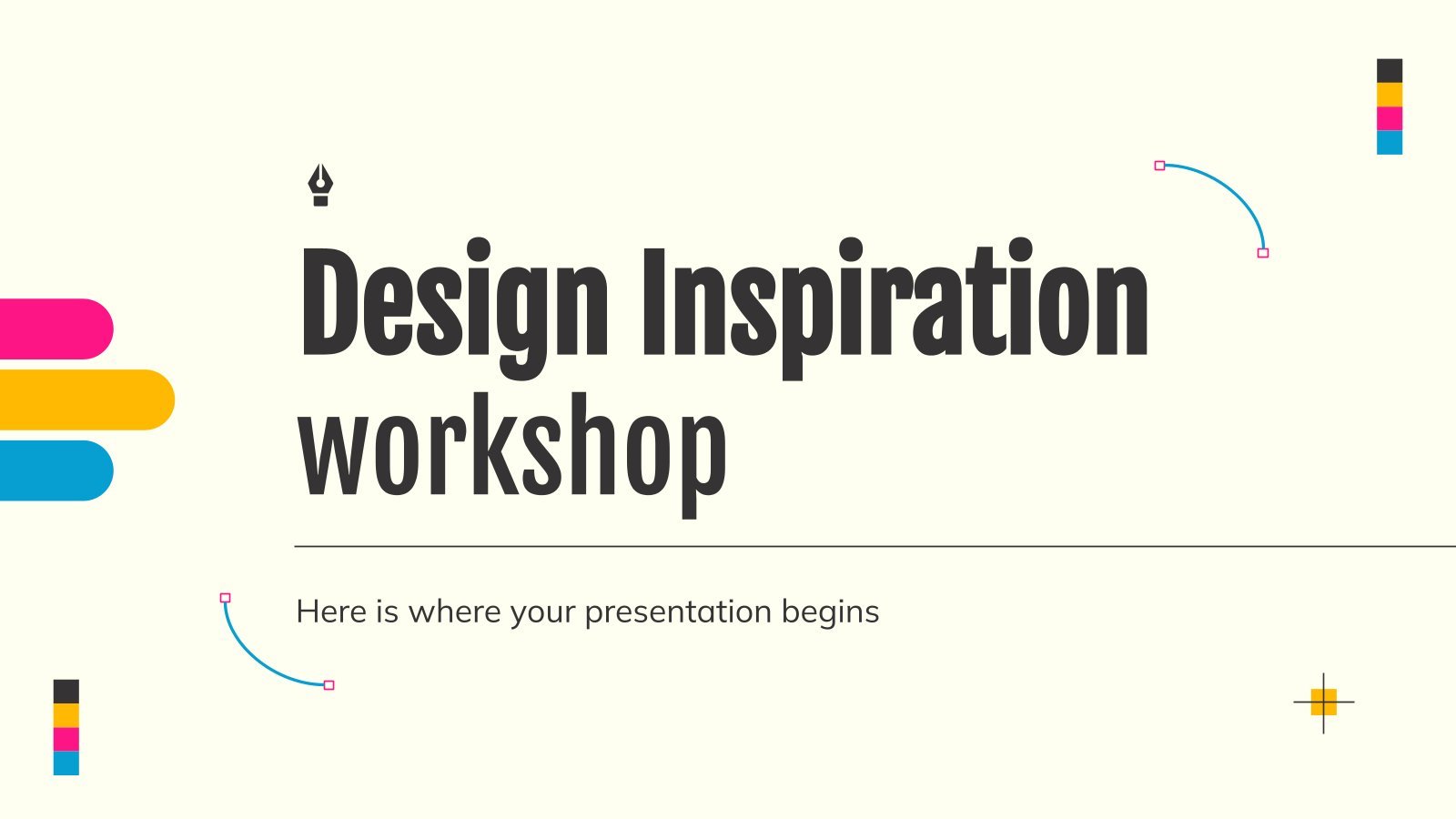 Design Inspiration Workshop presentation template 