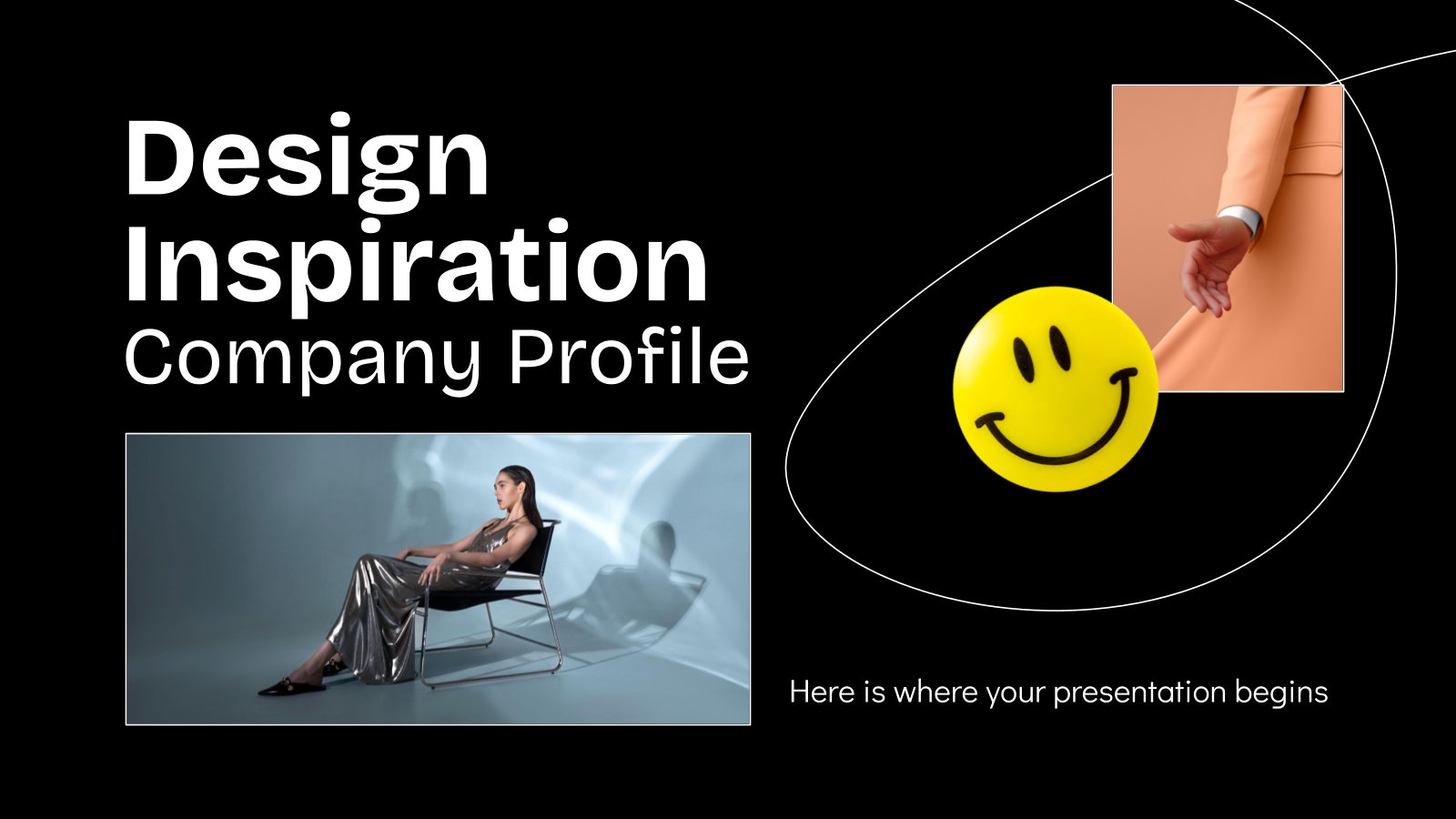 Design Inspiration Company Profile presentation template 