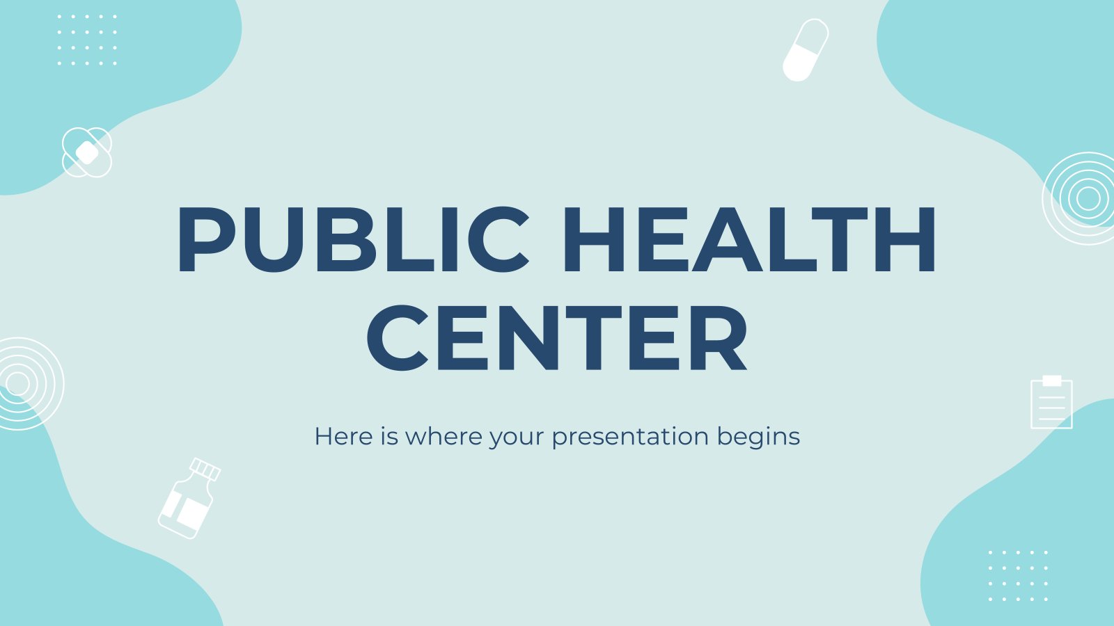 Public Health Center presentation template 