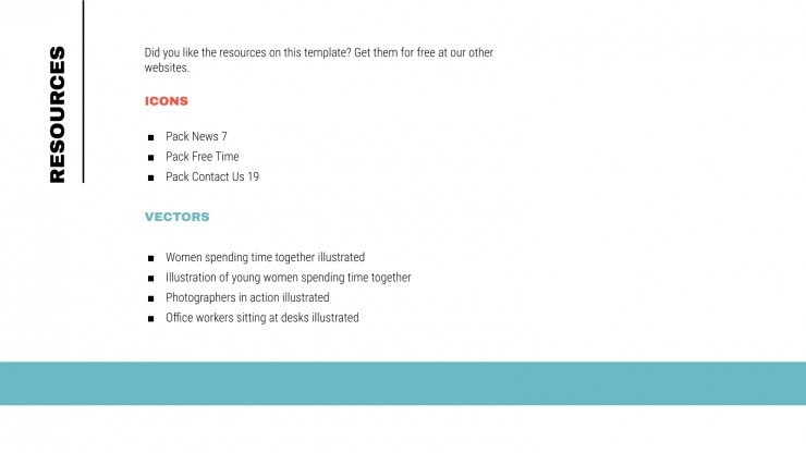 Modern Alegria Resume presentation template