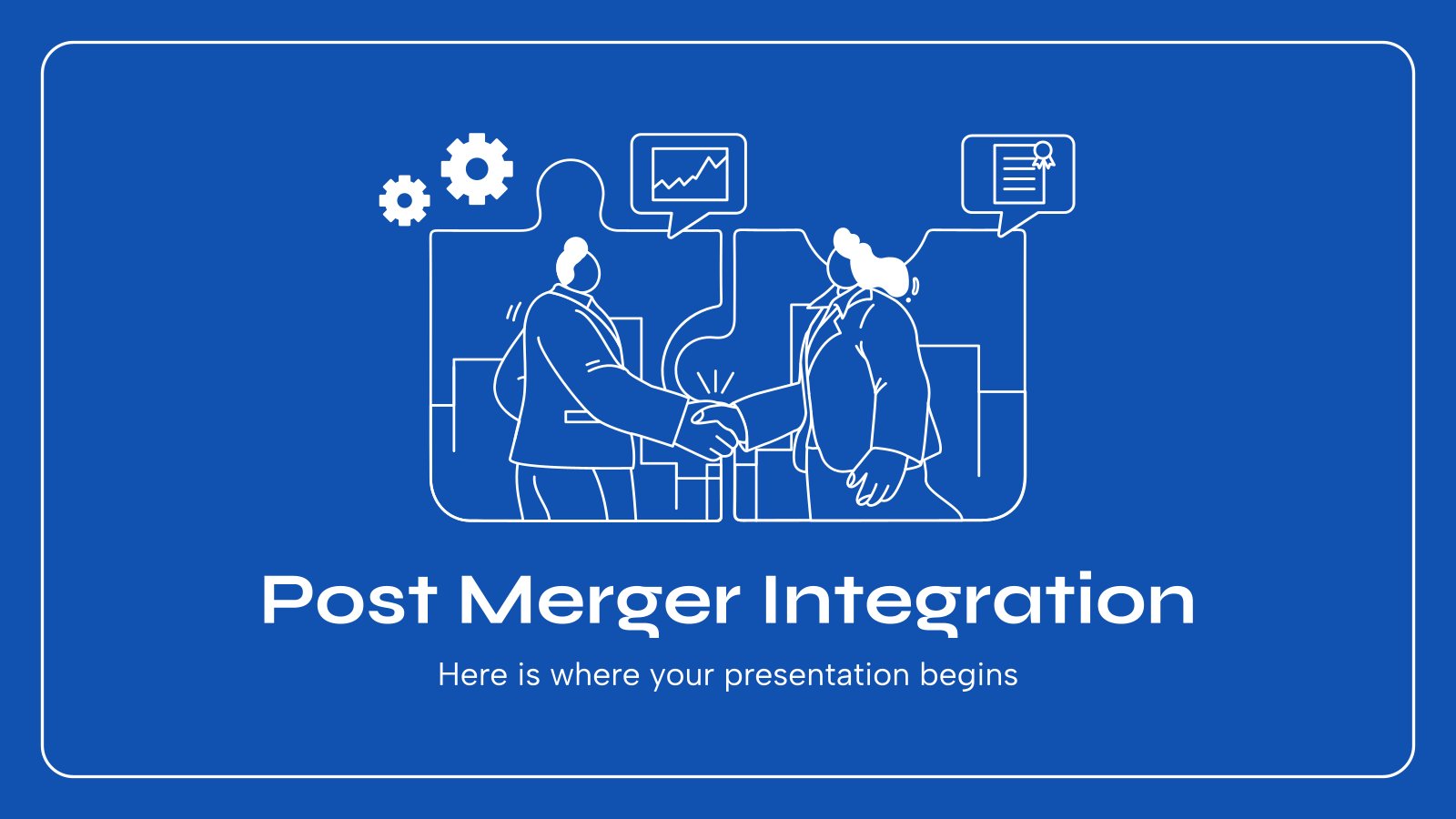 Post Merger Integration Präsentationsvorlage