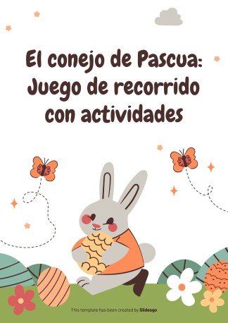 The Easter Bunny: Activity Trail Game presentation template 