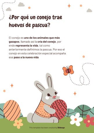 The Easter Bunny: Activity Trail Game presentation template 