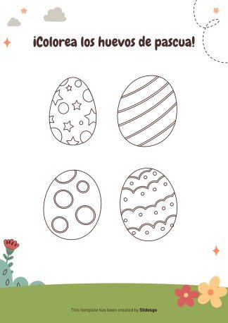 The Easter Bunny: Activity Trail Game presentation template 
