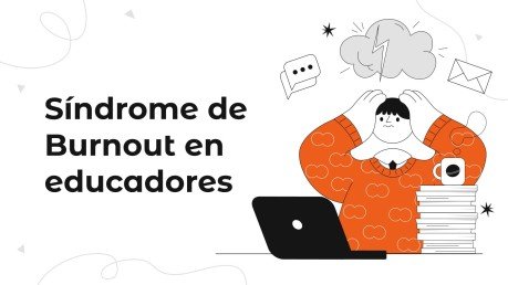 Burnout Syndrome in Educators presentation template 