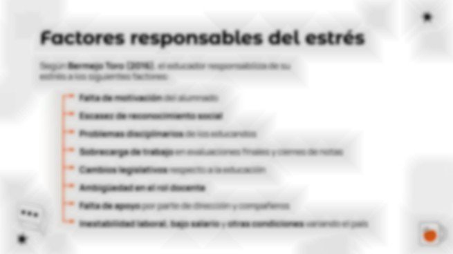 Burnout Syndrome in Educators presentation template 