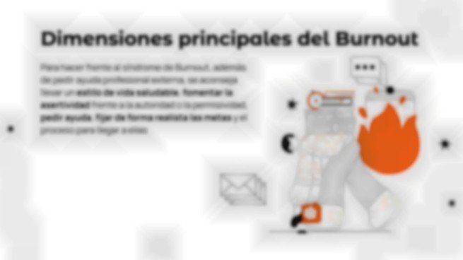 Burnout Syndrome in Educators presentation template 