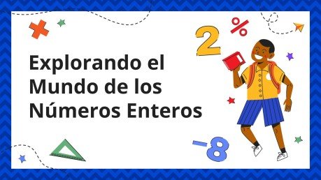 Exploring the World of Integers presentation template 