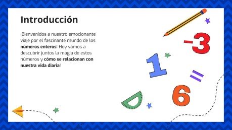 Exploring the World of Integers presentation template 