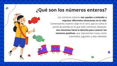 Exploring the World of Integers presentation template 