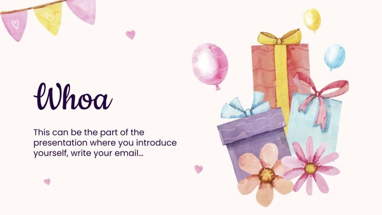 Spring Birthday Party Presentation