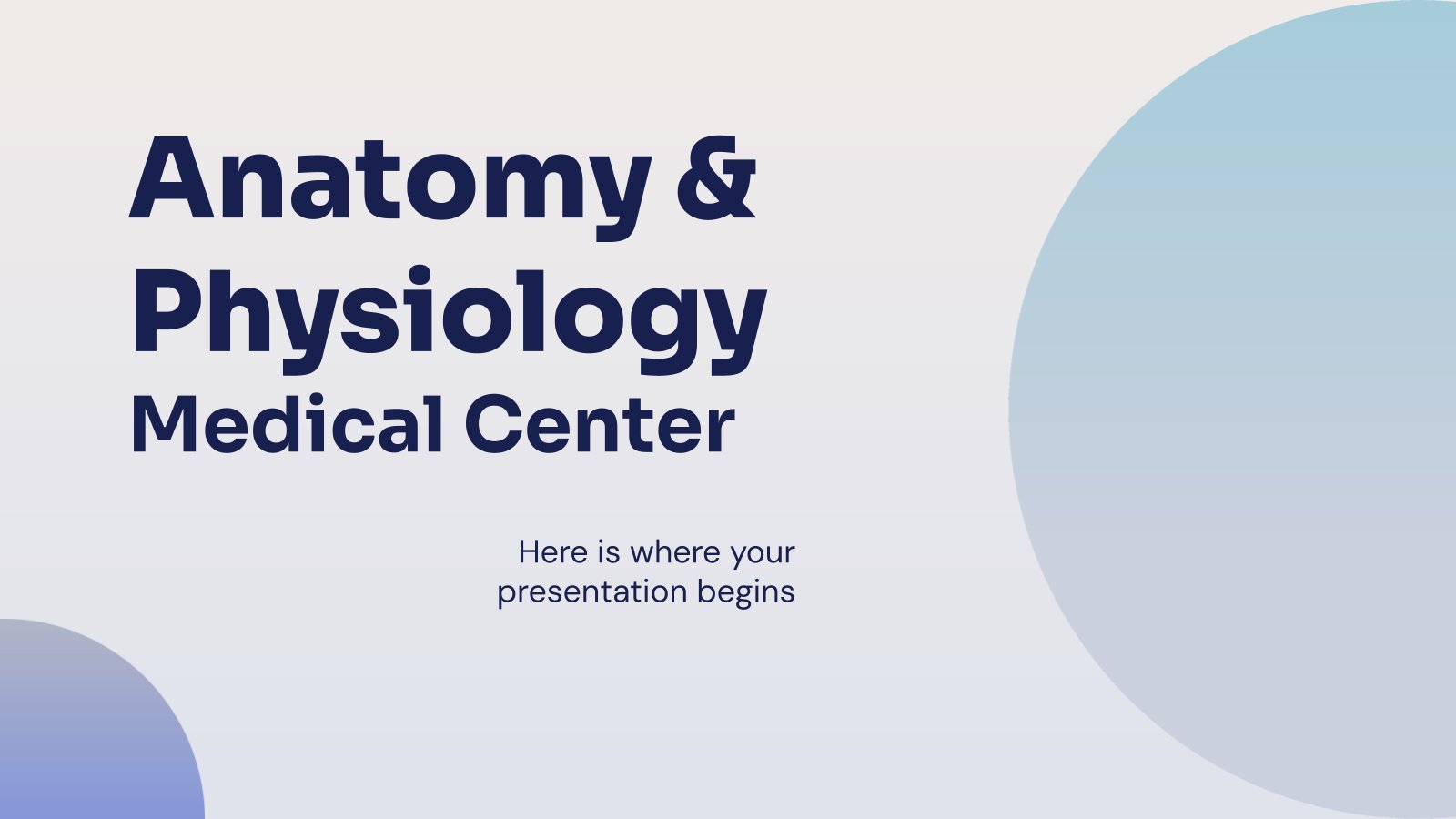 Free Medical Center Google Slides and PowerPoint templates