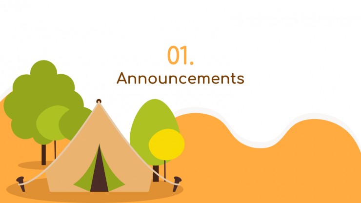 Scouts Newsletter presentation template