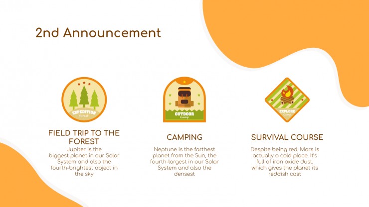 Scouts Newsletter presentation template