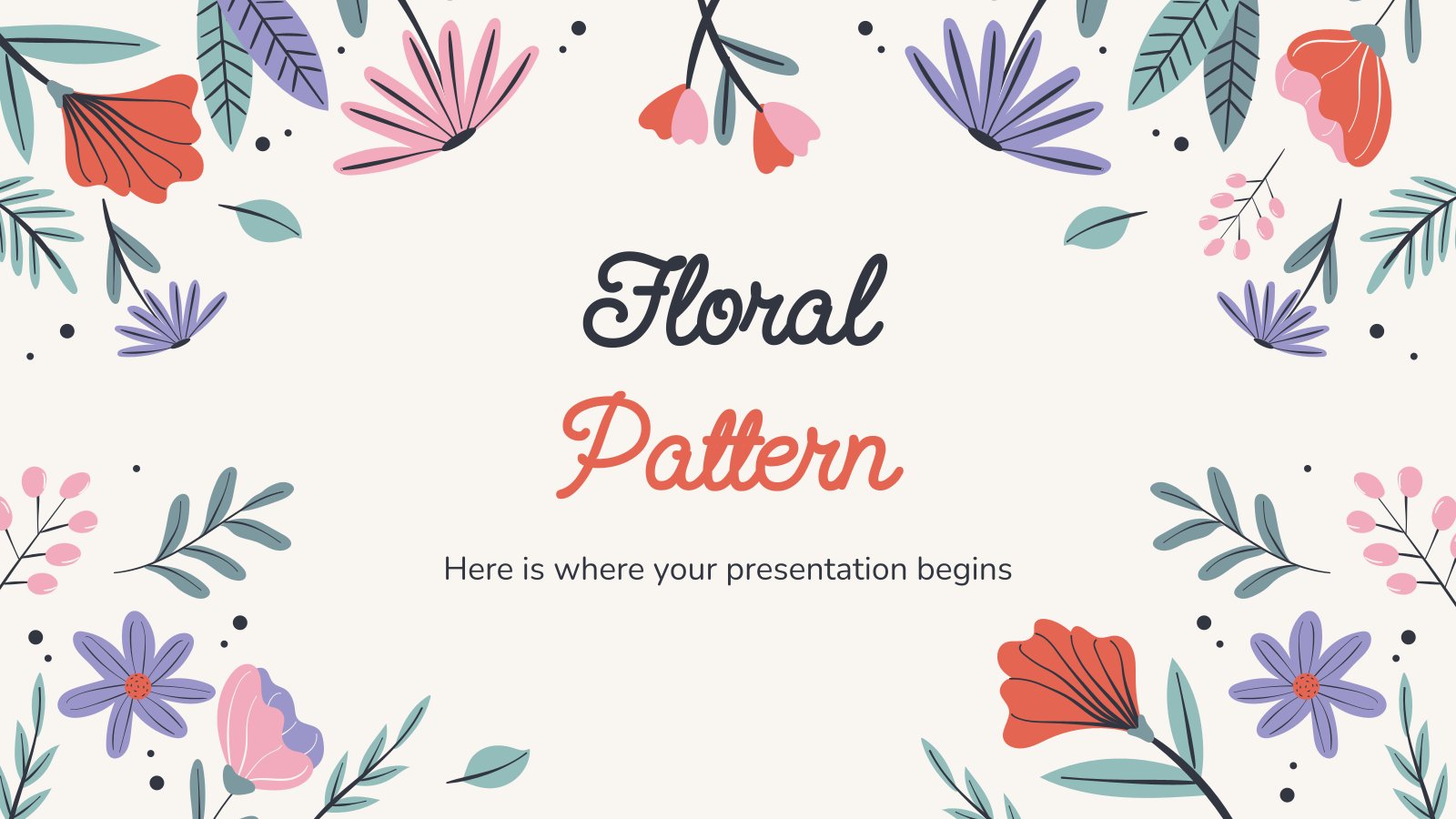 Free and customizable floral templates