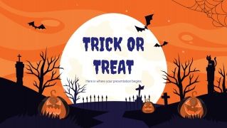 Halloween presentation template