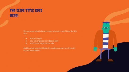 Halloween presentation template