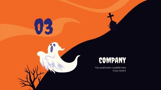 Halloween presentation template