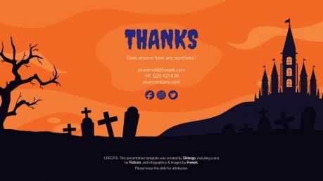 Halloween presentation template