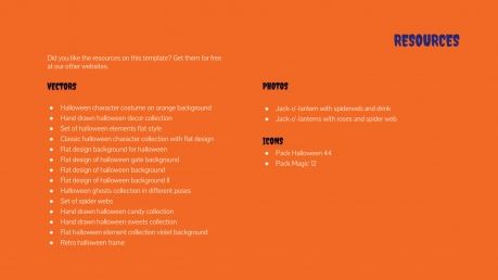 Halloween presentation template