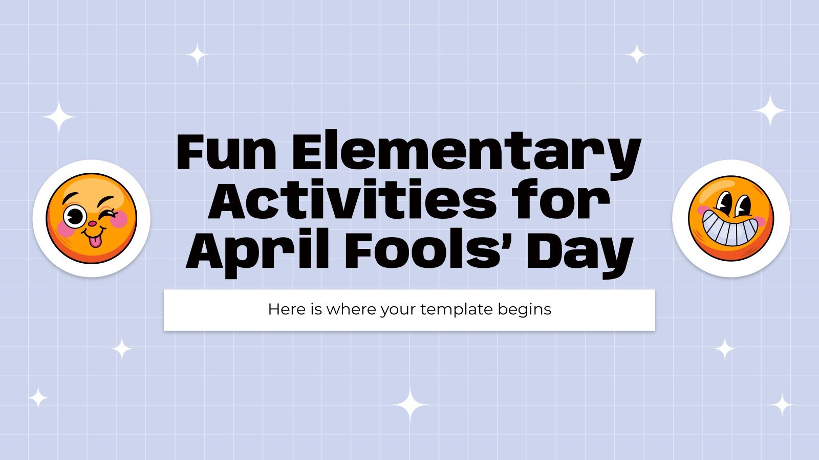 Fun Elementary Activities for April Fools' Day presentation template 